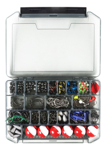 268 Piezas Accesorios De Pesca Kit De Ganchos De Jig Bullet