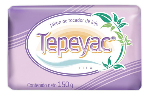 Jabon De Tocador De Lujo Tepeyac Color Lila 150gr