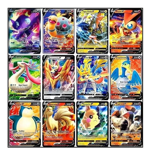 30 Cartas Pokemon Gx/ V + Carta Arceus Dialga Palkia Aliados