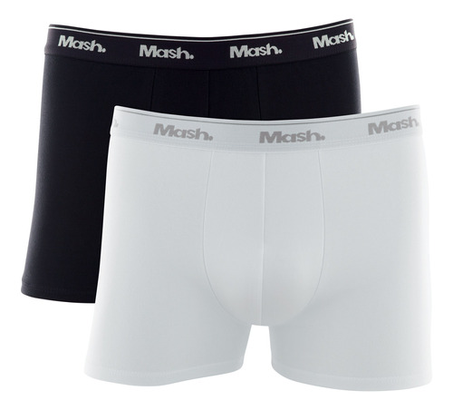Kit 2 Cueca Boxer Mash Cotton Elastano Plus Size 110.18