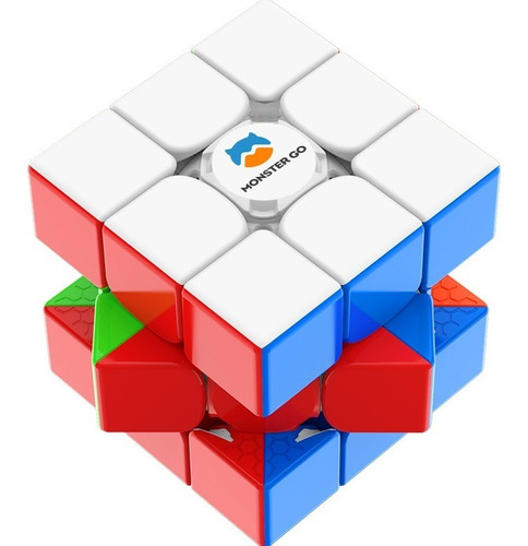 Cubo Rubik 3x3 Monster Go Magnético Speedcube Stickerless