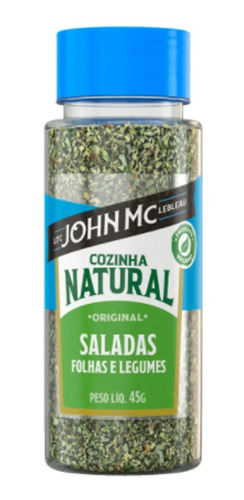 Tempero Cozinha Natural Saladas John Mc 45g