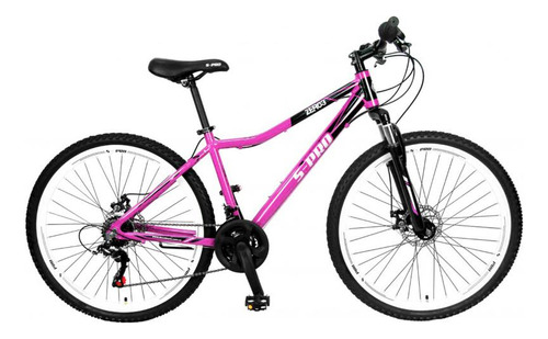 Bicicleta Montaña S-pro Zero3 Lady 27.5 Shimano 21 Frenos Color Fucsia Tamaño Del Cuadro 27,5