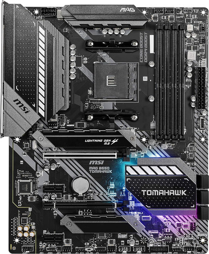 Msi Mag B550 Tomahawk - Placa Base Para Juegos (amd Am4