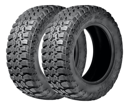 Kit 2 Pneu 33x12.50r18 118q Dx9 Bandit 10pr Delinte Aro 18