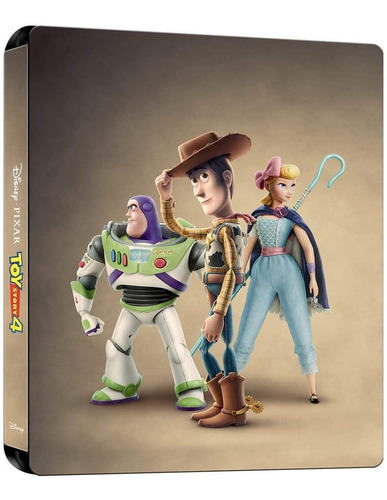 Toy Story 4 Blu Ray + Dvd Steelbook Película Nuevo