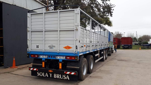 Acoplado Sola Y Brusa 4 Ejes 1,70 Y 1 Mt Bar Disponible Ya !