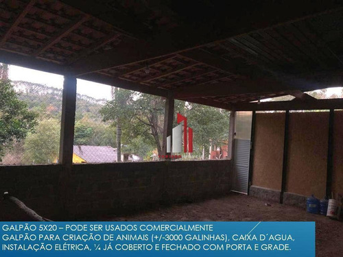 Chácara À Venda, 2500 M² Por R$ 350.000,00 - Mairinque - Mairinque/sp - Ch0016