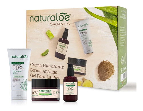 Crema Facial Naturaloe Naturaloe Set Crema Día 50ml + Serum 