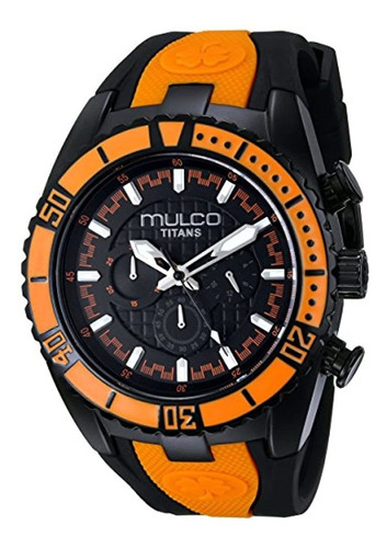 Reloj De Visualizacion Naranja De Cuarzo