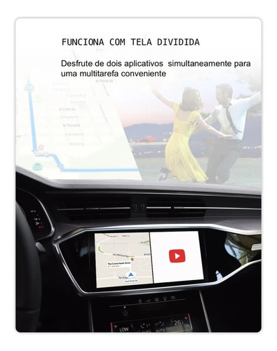 Imagem 6 de 10 de Carplay Sem Fio Multimidia Car Android Box Aikon 4gb 32gb