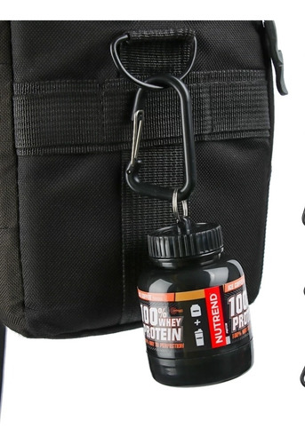 Mayoreo 10 Botella Llavero Proteina Rellenable Polvo Gym