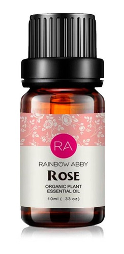 Aceite Esencial De Rosas Rainbow Abby 10ml Orgánico Rose
