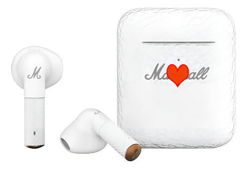 Audifonos Inalambricos Diadema Bluetooth Marshall Color Blanco