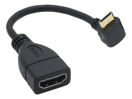 Tivid 15cm Mini Hdmi A Hdmi Ángulo 90 Grados Hdmi Macho A Hd