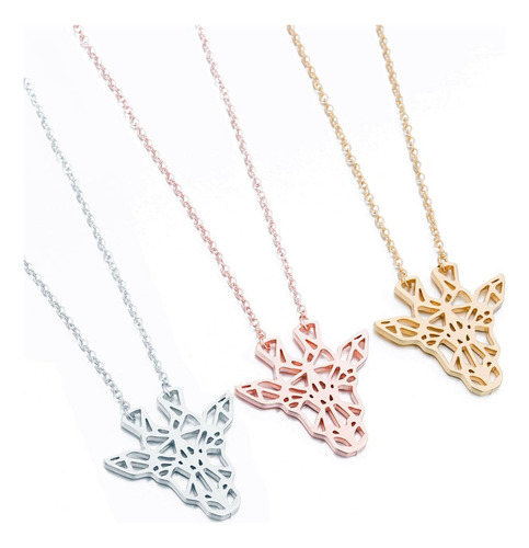 Littlefathand Collar Con Colgante De Ciervo, Gargantilla De