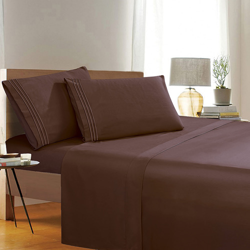 Elegant Comfort, Microfibra, Marron Espresso, Completo