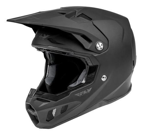 Fly Racing Casco Solido Formula Cc 2022 (negro Mate, L)