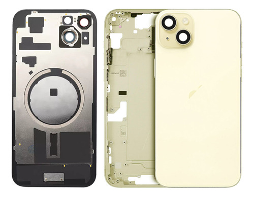 Carcaça Chassi Compatível iPhone 15 Plus Completa + Botões