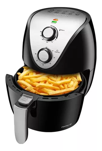 Freidora de aire Mondial Cozinha Prática Fritadeira - elétrica - airfryer -  mondial - comida saudável - alimentação saudável 3.5L negra 110V