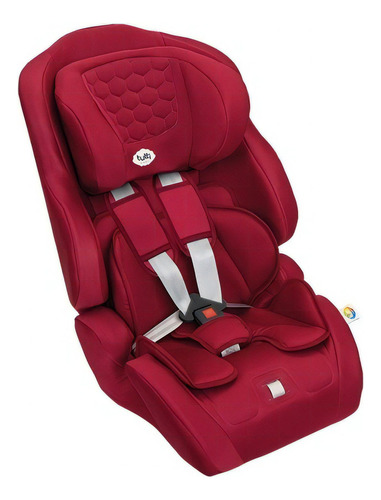 Poltrona Cadeirinha Infantil P/ Carro Ninna Preta 9a36kg Vermelho