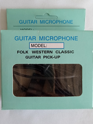 Micrófono De Contacto Para Guitarra, Cuatro Y Ukelele.