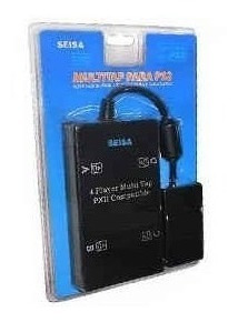 Multitap Ps2 Adaptador Joystick 4 Jugadores Sj-1537k - Seisa