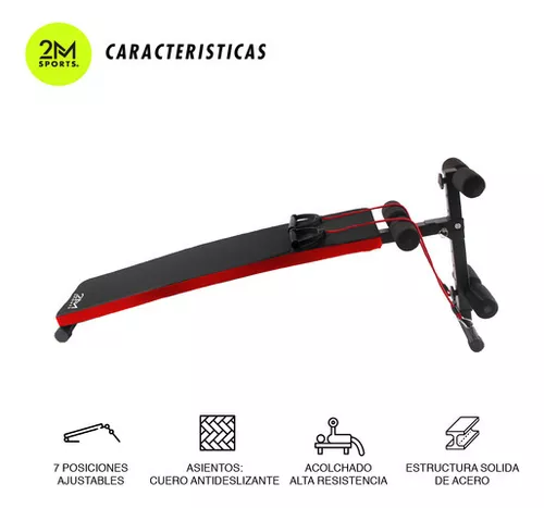 Maquina Banco Plegable Aparato Ejercitador Abdominales Fitness