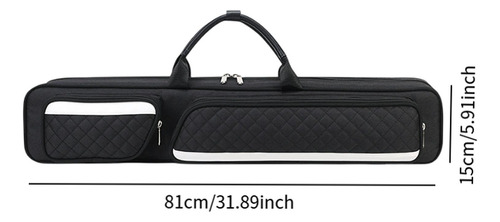 Estuche De Piscina 7 Agujeros Accesorios De Billar De Negro