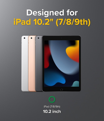 Imagen 3 de 4 de Funda Ringke Fusion+ Compatible iPad 10.2 2021 9ª 8ª 7ª Gen