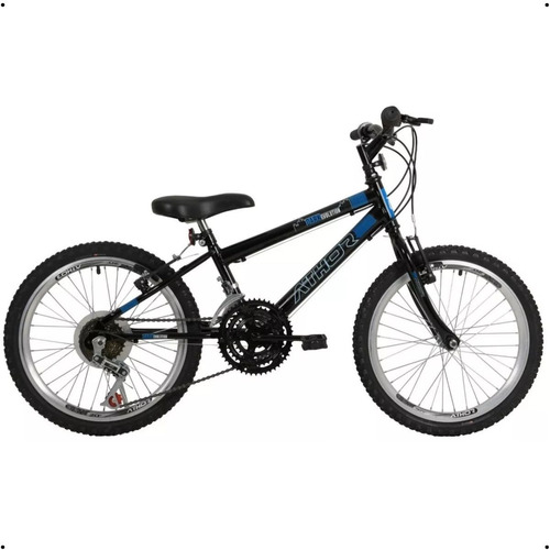 Bicicleta Infantil Mtb Aro 20 Athor Evolution 18 Velocidades