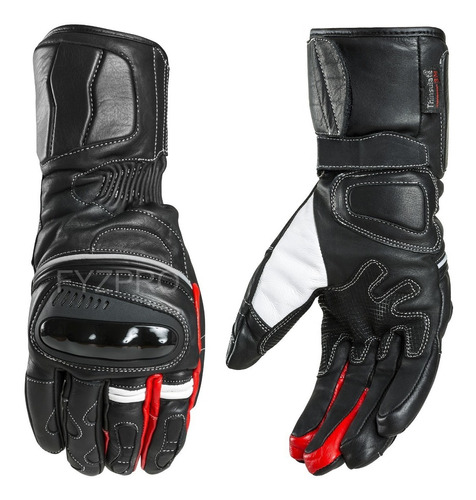 Guante De Cuero Para  Moto, Invierno. Térmico, Impermeable