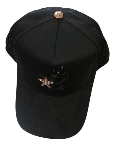 Gorra El Barbas Hats B Star Rose Gold Negro Único