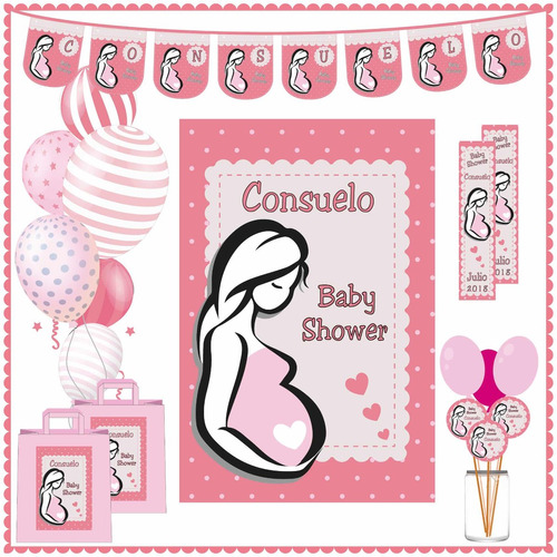 Kit Listo Para Imprimir Baby Shower