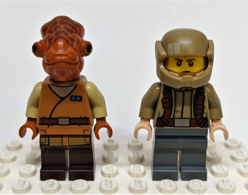 Lego Star Wars Admiral Ackbar & Resistance Trooper De 75140 (Usado)