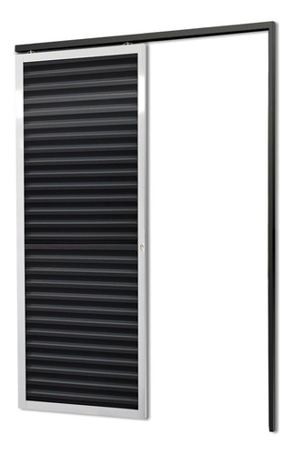 Porta De Correr Suspensa 210x80cm Veneziana Dir L.25 Brimak