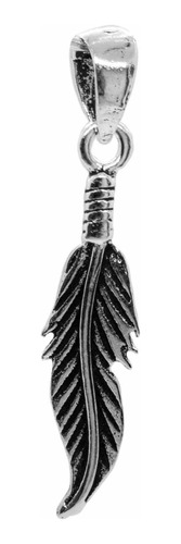 Colgante De Plata 925 Pluma