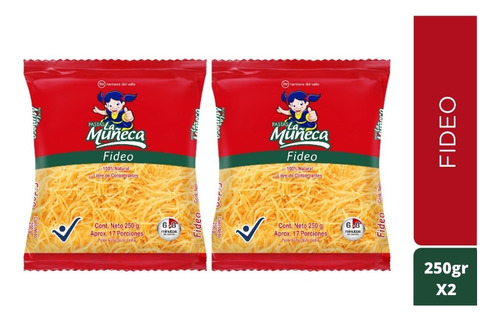 Pasta La Muñeca Fideo X2 Un - g