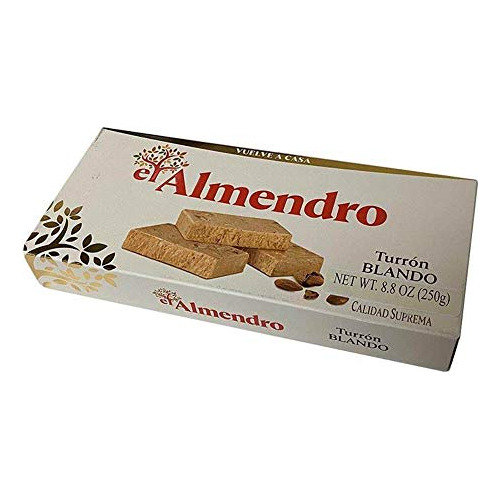 El Almendro Turron Blondo Toronjín Español Tradicional Suave