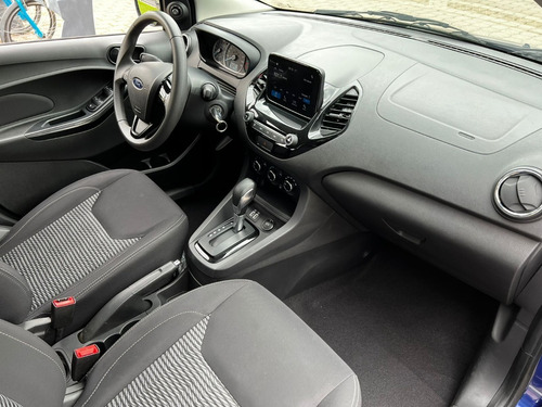Imagen 3 de 15 de Ford Figo Titanium 3 Cilindros 2020 Automático Azul Dakkar