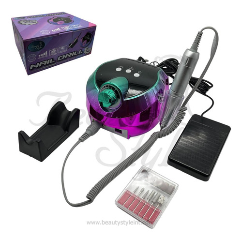 Torno Profesional Para Uñas Beauty Style 45000 Rpm