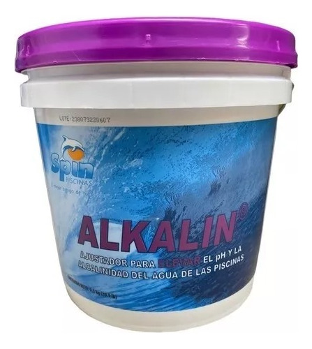 Spin Alkalin Sube Ph Y Alcalinidad Para Alberca 60 Kg 