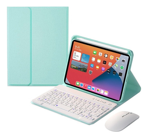 Funda De Teclado Bluetooth Con Ratón For iPad Mini 1/2/3