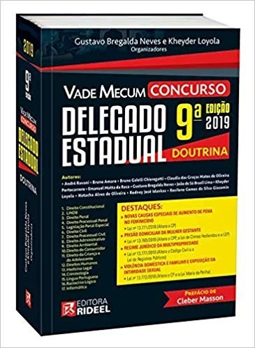 Vade Mecum Concurso. Delegado Estadual - Novo - 2019