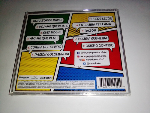 Aaron Y Su Grupo Ilusion Cd Un Poco Locos 2018 Umm Nuevo