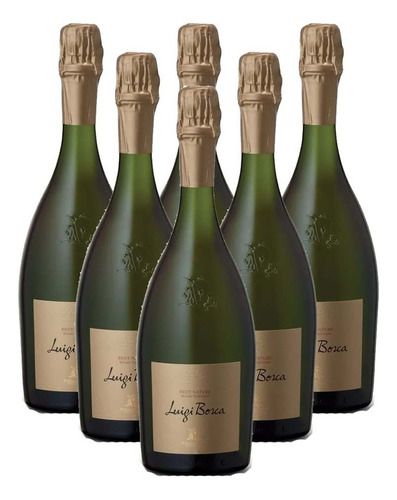 Champagne Luigi Bosca Brut Nature 750ml Espumante Caja X6