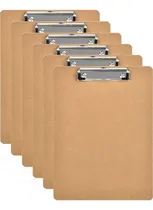 Comprar Portapapeles De Madera Ecológico 6 Paquetes Tamaño Ca...