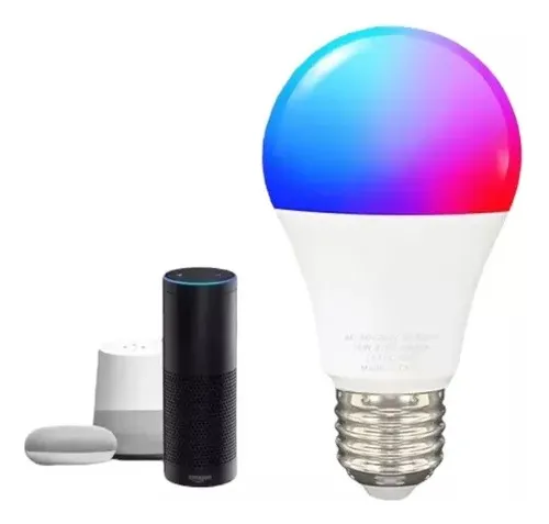 Bombillo Wifi Inteligente Led Regulabe Google Home Home