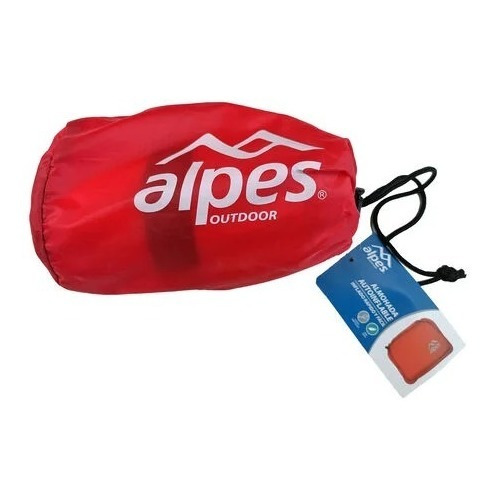 Almohada Autoinflable Alpes + Bolso Gratis Camping Outdoor