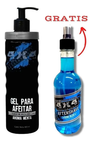 Gel Para Afeitar 485ml + Loción Para Afeitar 300ml 